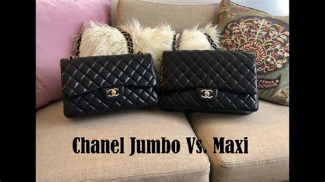 is chanel jumbo or maxi bigger|difference between Chanel maxi and jumbo.